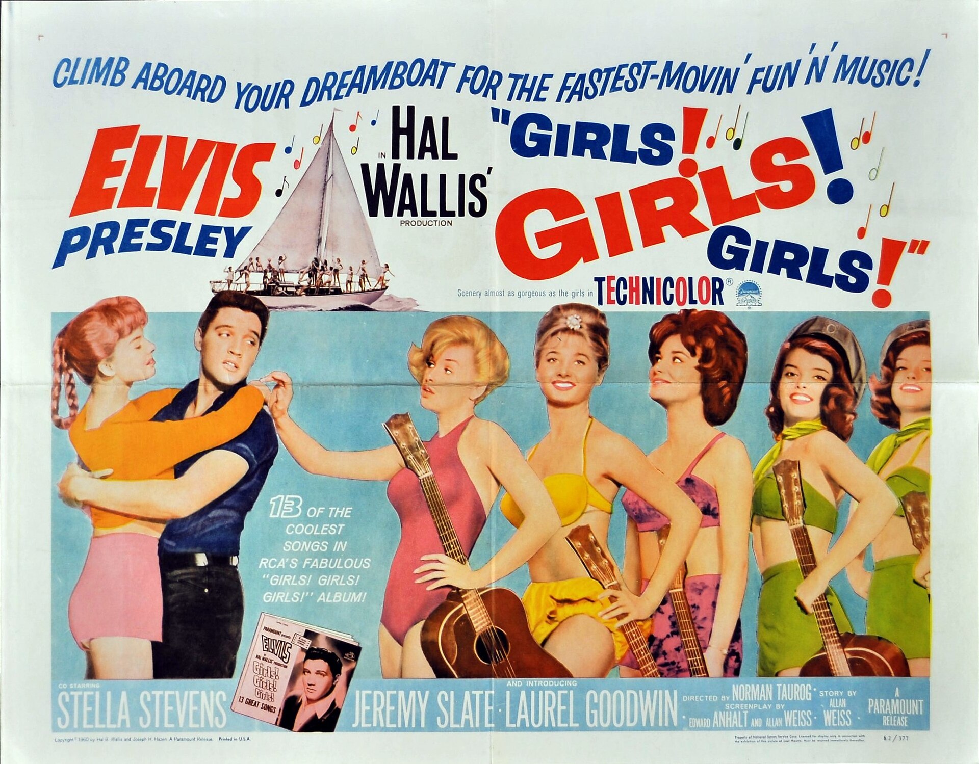 Imagem de referência relacionada a Girls! Girls! Girls!, item descrito como filme de 1962 dirigido por Norman Taurog