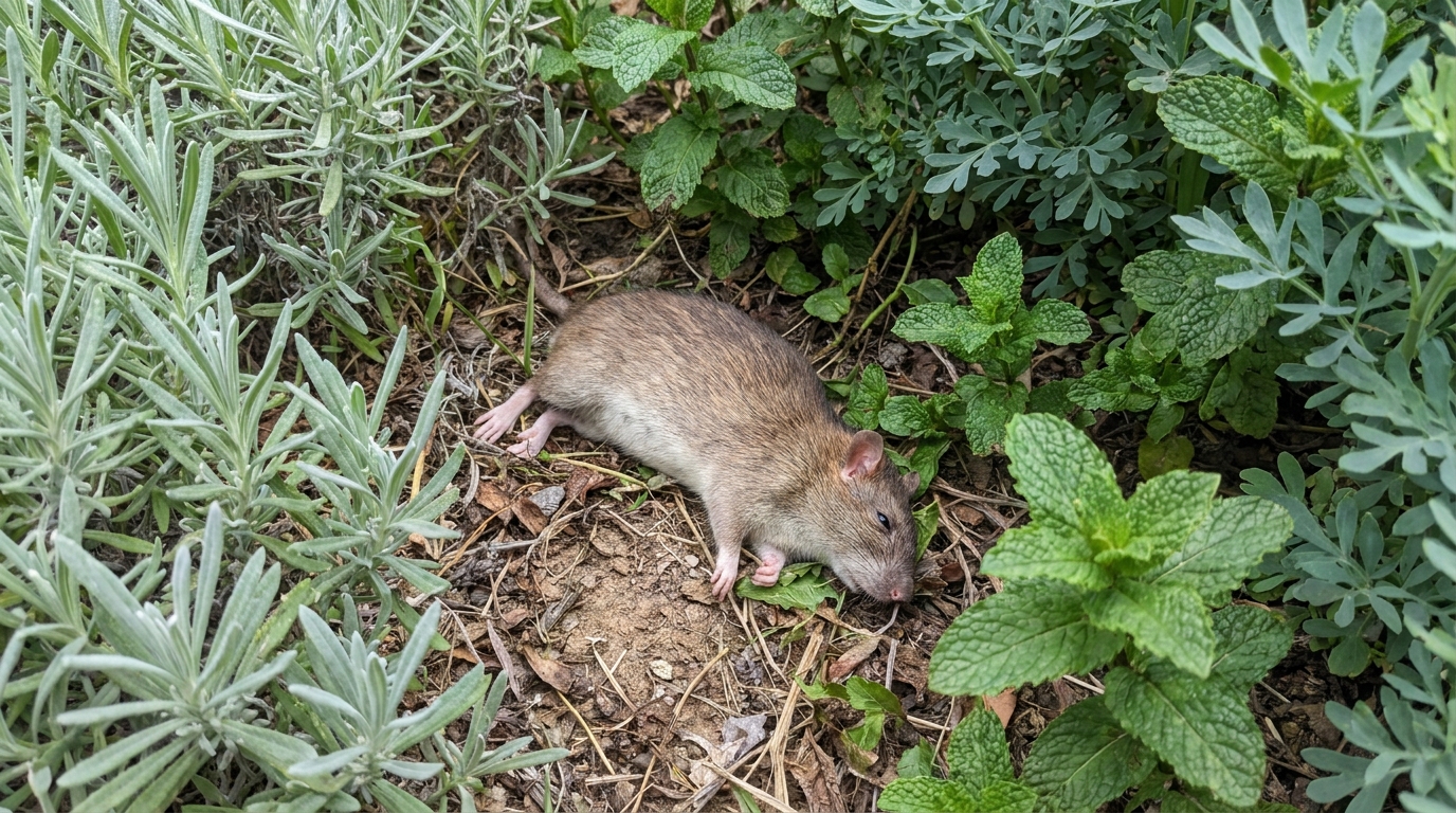 Especialistas em controle de pragas alertam: “a forma mais eficaz de manter os ratos longe do jardim não é a armadilha, e sim cultivar estas três plantas aromáticas”