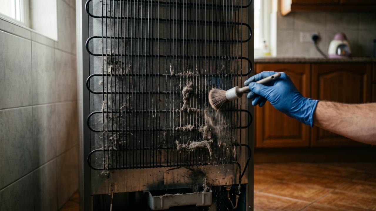 Técnicos de refrigeração com mais de 17 anos de experiência revelam o problema que aparece em até 35% dos chamados de geladeiras que não resfriam: deixar as serpentinas do condensador cobertas de poeira