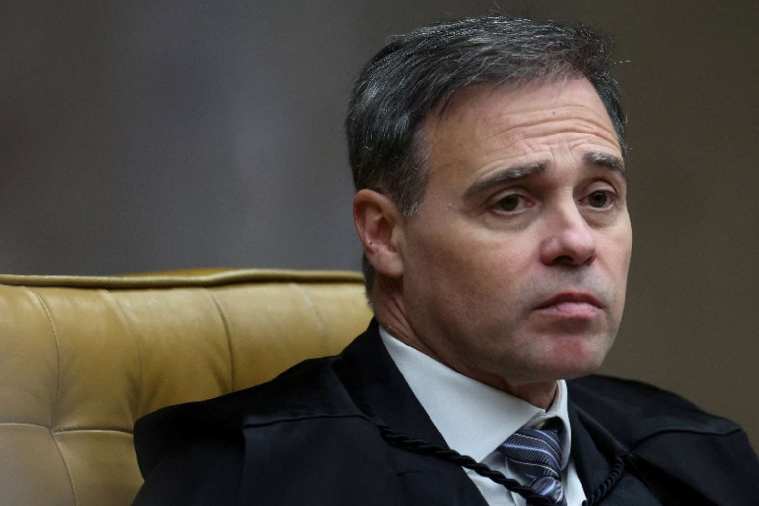 Ministro André Mendonça durante sessão do Supremo Tribunal Federal em Brasília 2 de setembro de 2026 (REUTERS/Adriano Machado)